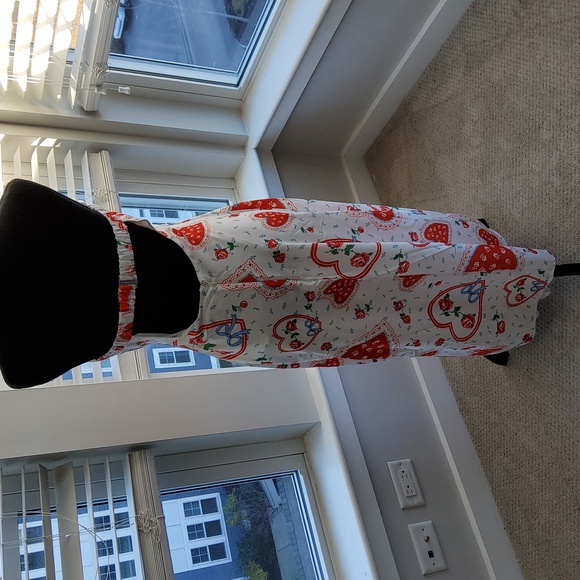 🍋**1 XS Left!!**For Love and Lemons Daisy Mae Strapless Midi Dress - Picture 11 of 16